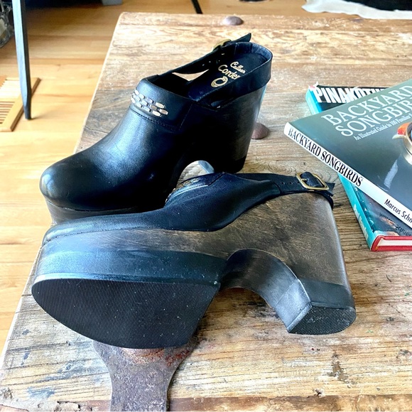 CALEEN CORDERO 💜Fabulous Clogs with strap & buckle 💜EUC💜 9 1/2 💜GORGEOUS 💜 - Picture 12 of 13